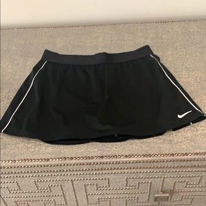 Nike black tennis skirt with shorts